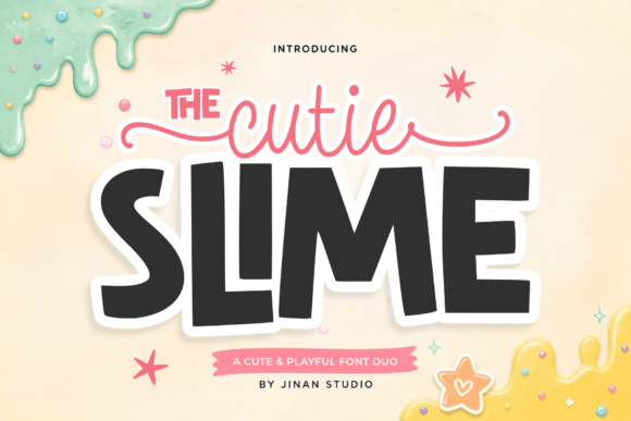 Cutie Slime Duo: A Playful Font for Creative Projects