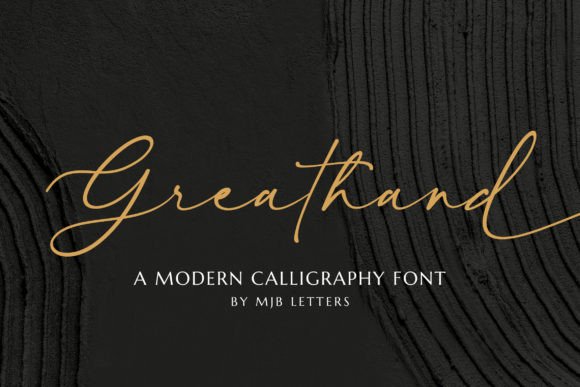Greathand: A Modern Calligraphy Font for Creative Excellence