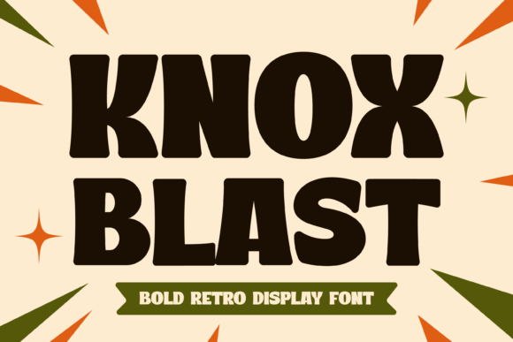 Knox Blast: A Bold Retro Font for Nostalgic Design
