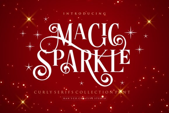 Magic Sparkle: A Curly, Playful Serif with Magic