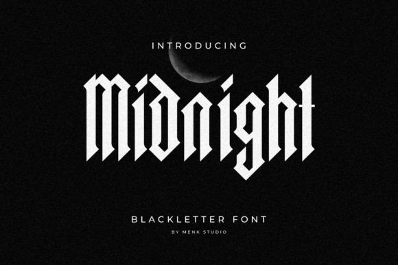 Midnight Blackletter: A Font of Mystery and Elegance
