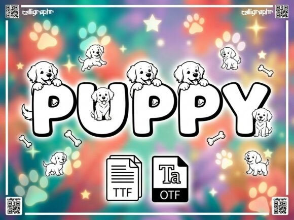 Puppy and the Power of Bold Typography