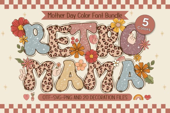 Retro Mama – A Bold Vintage Vibe Font