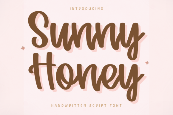 Sunny Honey: A Handwritten Script Font for Creative Expression