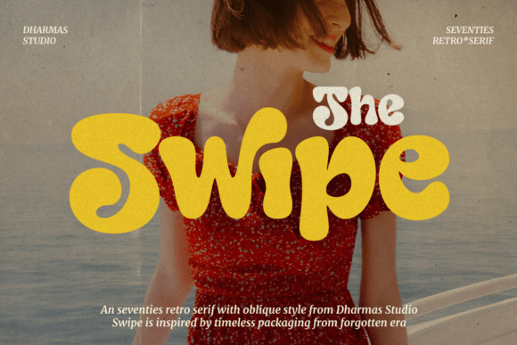 Swipe: A Retro-Bold Font with Seventies Soul