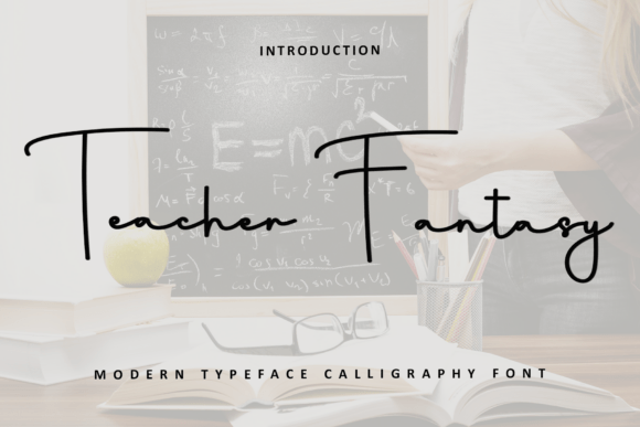 Teacher Fantasy: A Festive Typeface for Holiday Magic
