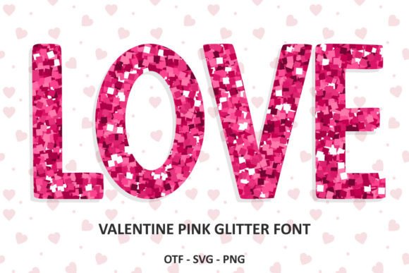 Valentine Pink Glitter: A Classy Touch for Your Designs